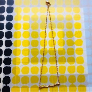 Gold-tone Branch Necklace